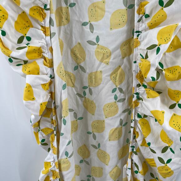 HANNA ANDERSSON HOME Crib Fitted Sheet Lemons Hanna Home Baby Infant Nursery - Picture 9 of 12